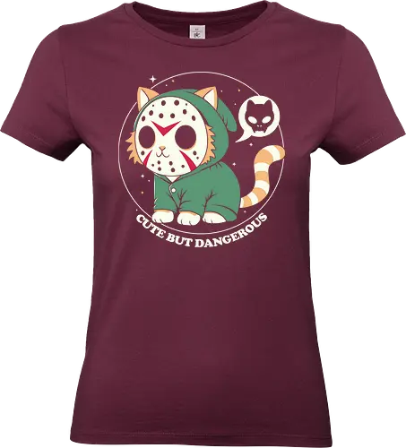 Cute but Dangerous - terror, horror, cute, cats, cat, jason, halloween, film - Standard T-Shirt (Frauen)