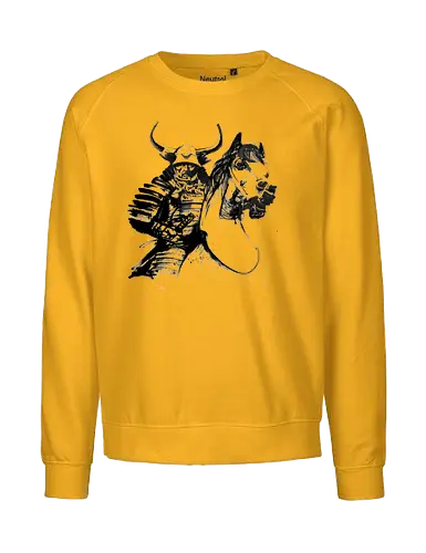 samurai horse - samurai, sumie, japan, horse - Fairtrade Sweatshirt