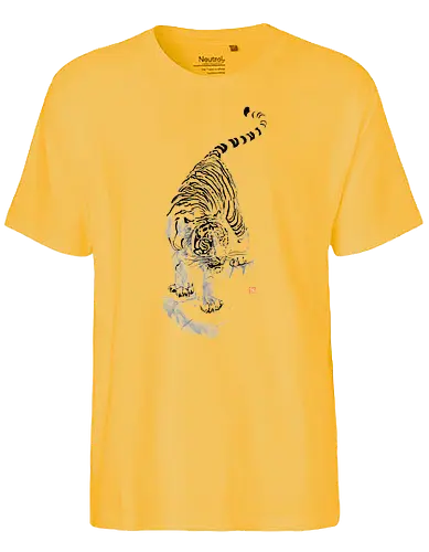 tiger kakemono - sumie, japan, tiger - Fairtrade T-Shirt