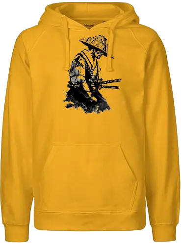 waiting samurai - samurai, sumie, japan - Fairtrade Hoodie