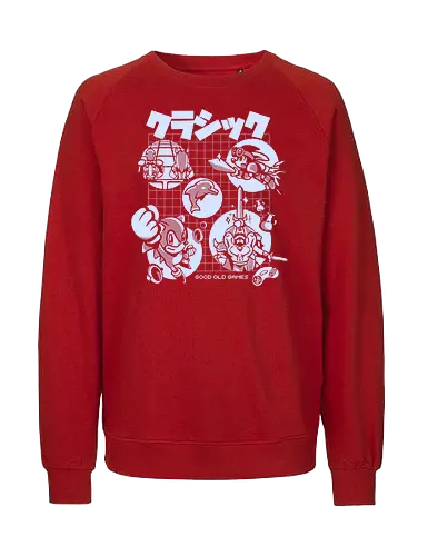 Die gute alte Spiele 01 - retro, gaming, gamer, retro gamer - Fairtrade Sweatshirt
