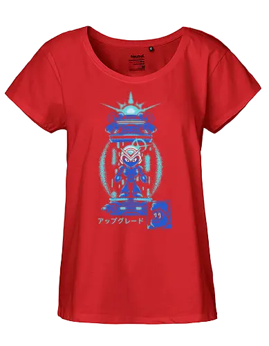 Upgrade - retro, gaming, gamer, retro gamer - Fairtrade Girl Shirt
