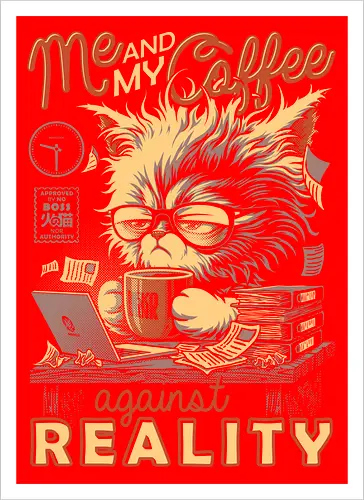 Me and My Coffee Against Reality