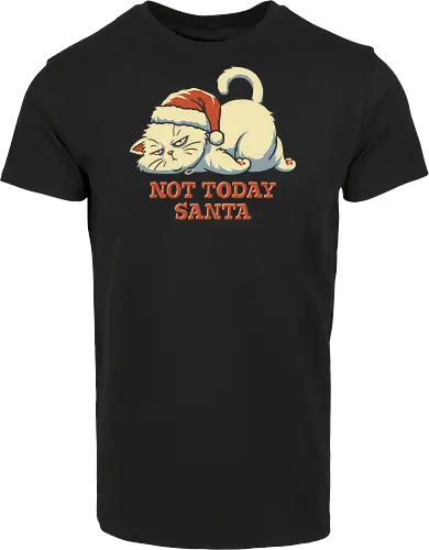 Not Today Santa - Lazy Christmas Cat 