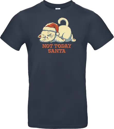 Not Today Santa - Lazy Christmas Cat 