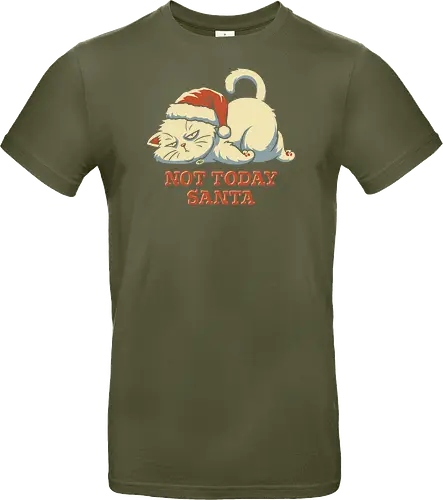 Not Today Santa - Lazy Christmas Cat 
