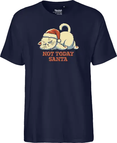 Not Today Santa - Lazy Christmas Cat 