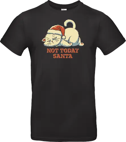 Not Today Santa - Lazy Christmas Cat 