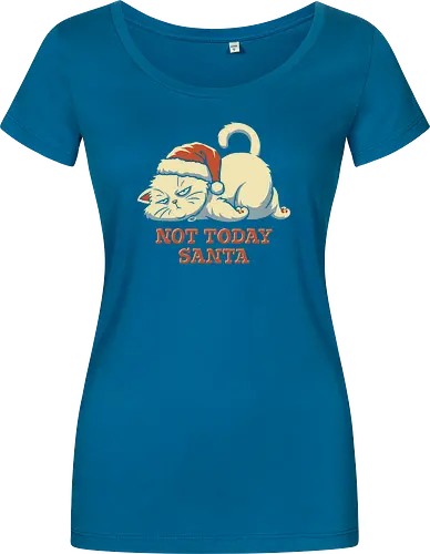 Not Today Santa - Lazy Christmas Cat 