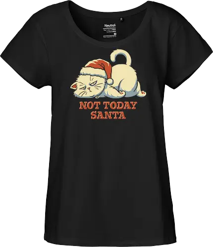 Not Today Santa - Lazy Christmas Cat 
