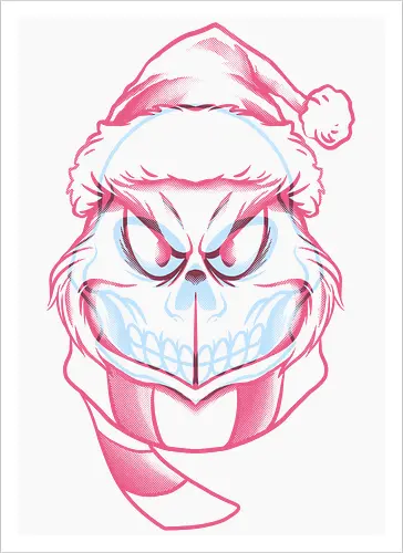 anaglyph grinch