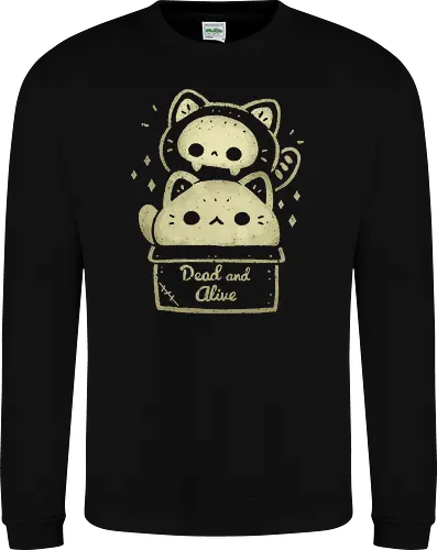 Creepy Kawaii Schrodingers Cat