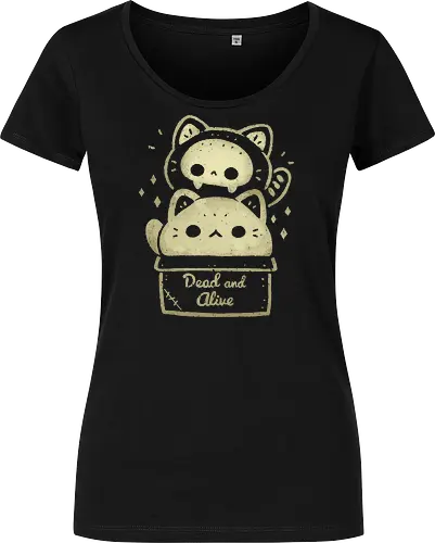 Creepy Kawaii Schrodingers Cat