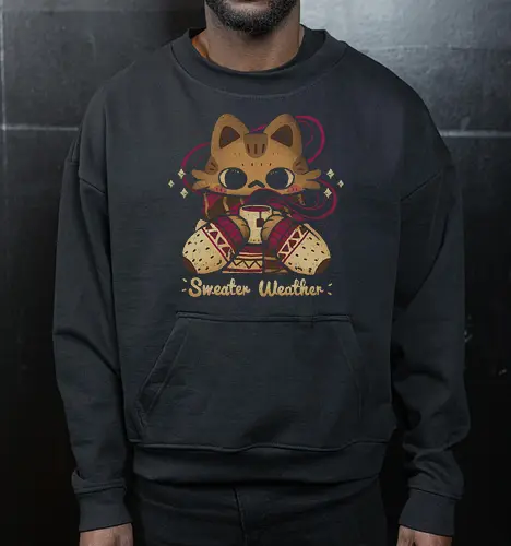 Cute Sweater Weather Cat