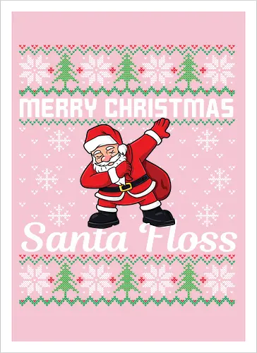 Merry Christmas and  Santa Floss