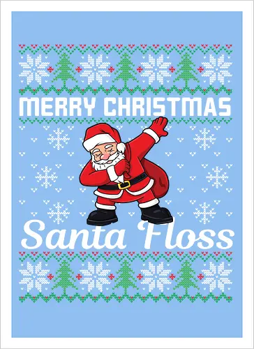 Merry Christmas and  Santa Floss