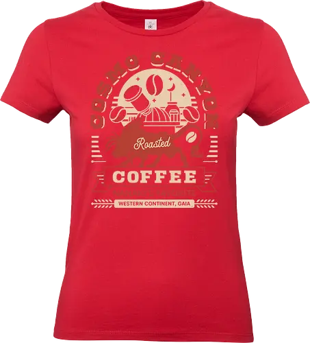 Cosmo Canyon Coffee Grunge - final, coffee, video game, gaming, gamer, Cloud, Villain, red xiii, red 13, nanaki, cosmo canyon, tifa lockhart, aerith gainsborough, Cactus - Standard T-Shirt (Frauen)