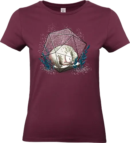 Schnee Eulenbär Terrarium - owlbear, eulenbär, Pen and Paper, dungeons and dragons, winter - Standard T-Shirt (Frauen)