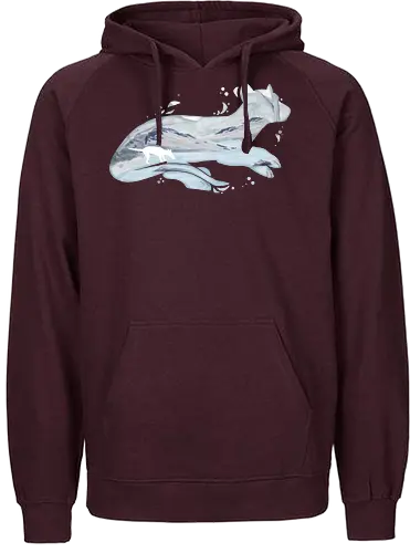 Beutelwolf Silhouette - Beutelwolf, silhouette - Fairtrade Hoodie