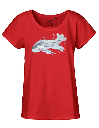 Beutelwolf Silhouette - Beutelwolf, silhouette - Fairtrade Girl Shirt