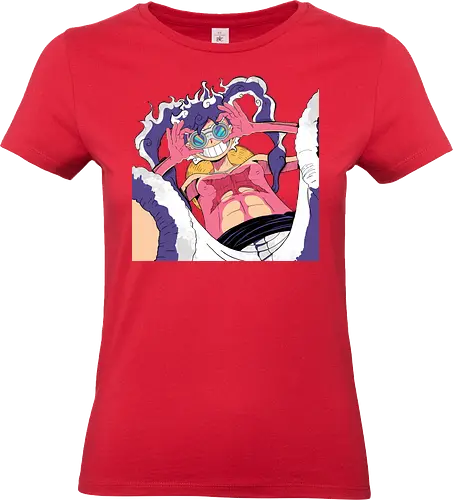 Drums of liberation - anime, manga, pirate, Pirate, gear 5 - Standard T-Shirt (Frauen)