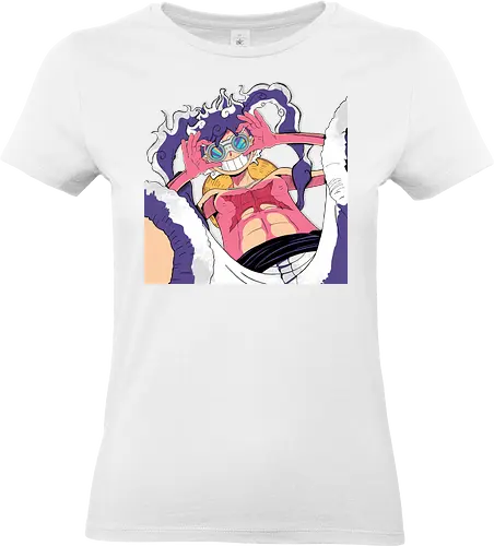 Drums of liberation - anime, manga, pirate, Pirate, gear 5 - Standard T-Shirt (Frauen)