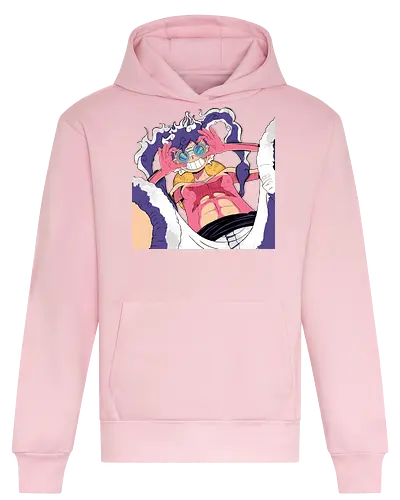 Drums of liberation - anime, manga, pirate, Pirate, gear 5 - Heavyweight Hoodie