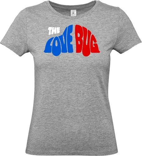 The Love Bug Art - beetle, cinema, funny, gaming, anime, nerd, television, joke, meme, vintage, funny quote, memes, funnytee, funny pop, humor, parody, geek - Standard T-Shirt (Frauen)