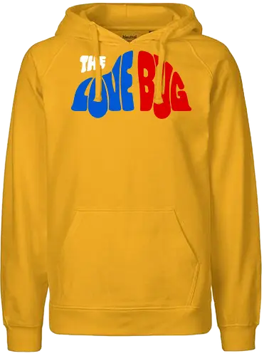 The Love Bug Art - beetle, cinema, funny, gaming, anime, nerd, television, joke, meme, vintage, funny quote, memes, funnytee, funny pop, humor, parody, geek - Fairtrade Hoodie