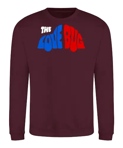 The Love Bug Art - beetle, cinema, funny, gaming, anime, nerd, television, joke, meme, vintage, funny quote, memes, funnytee, funny pop, humor, parody, geek - Sweatshirt