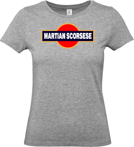 "Martian Scorsese" Parody Art - cinema, drink, director, movie, funny, gaming, anime, nerd, television, joke, meme, vintage, funny quote, memes, funnytee, funny pop, humor, parody, geek - Standard T-Shirt (Frauen)