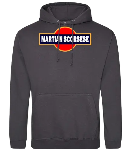 "Martian Scorsese" Parody Art - cinema, drink, director, movie, funny, gaming, anime, nerd, television, joke, meme, vintage, funny quote, memes, funnytee, funny pop, humor, parody, geek - Standard Hoodie