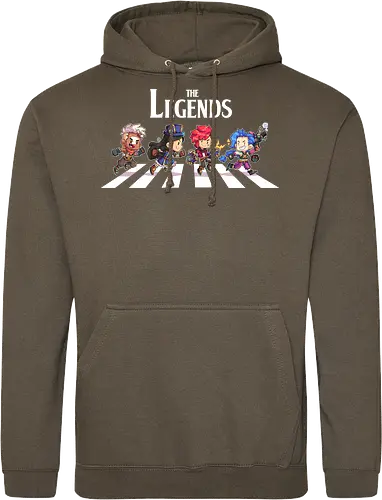 The Legends - abbey road, arcane, Gaming, games, series, ekko - Standard Hoodie