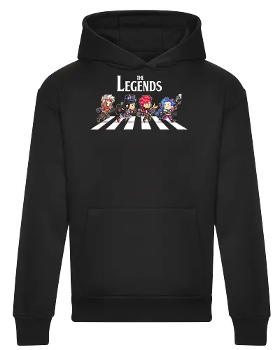The Legends - abbey road, arcane, Gaming, games, series, ekko - Heavyweight Hoodie