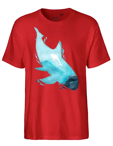 Vaquita Silhouette - wasser, vaquita, silhouette, wal - Fairtrade T-Shirt