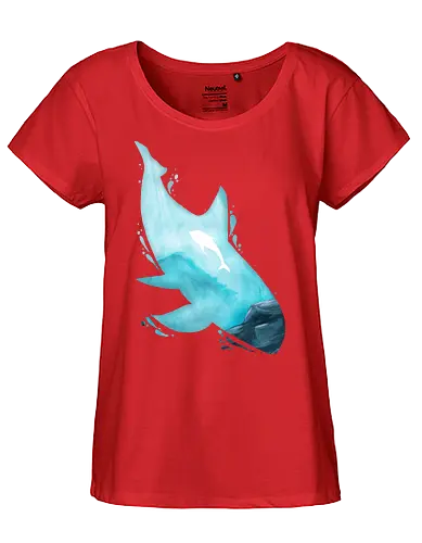 Vaquita Silhouette - wasser, vaquita, silhouette, wal - Fairtrade Girl Shirt