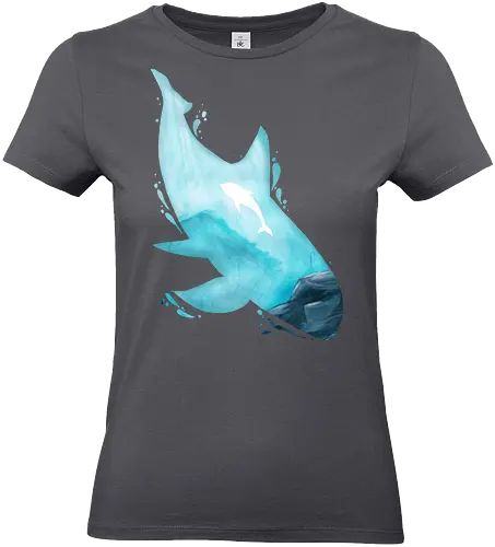 Vaquita Silhouette - wasser, vaquita, silhouette, wal - Standard T-Shirt (Frauen)