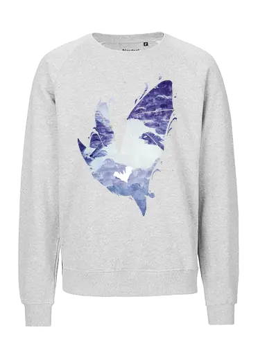 Fledermaus Silhouette - fledermaus, silhouette, wald - Fairtrade Sweatshirt