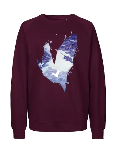 Fledermaus Silhouette - fledermaus, silhouette, wald - Fairtrade Sweatshirt