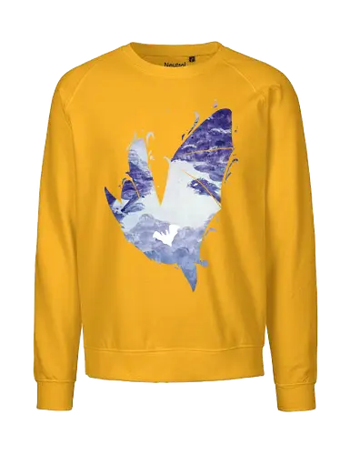 Fledermaus Silhouette - fledermaus, silhouette, wald - Fairtrade Sweatshirt