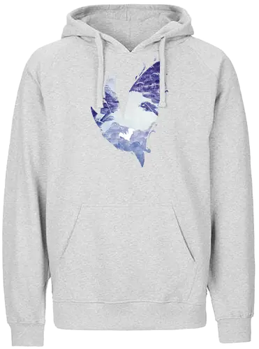 Fledermaus Silhouette - fledermaus, silhouette, wald - Fairtrade Hoodie