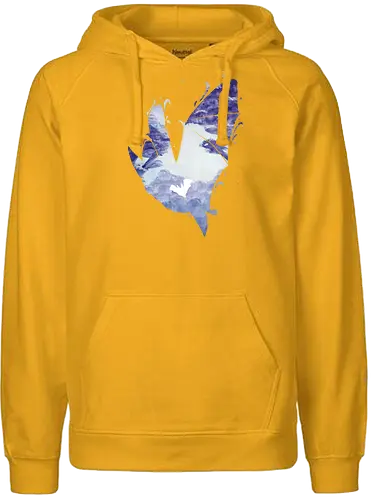 Fledermaus Silhouette - fledermaus, silhouette, wald - Fairtrade Hoodie