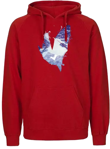 Fledermaus Silhouette - fledermaus, silhouette, wald - Fairtrade Hoodie