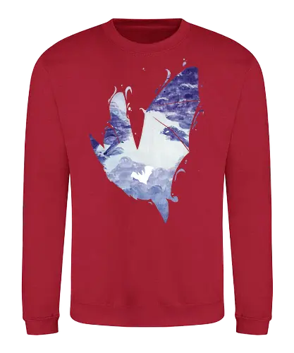 Fledermaus Silhouette - fledermaus, silhouette, wald - Sweatshirt