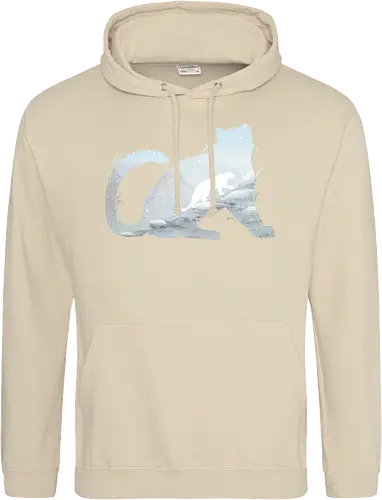 Schneeleopard Silhouette