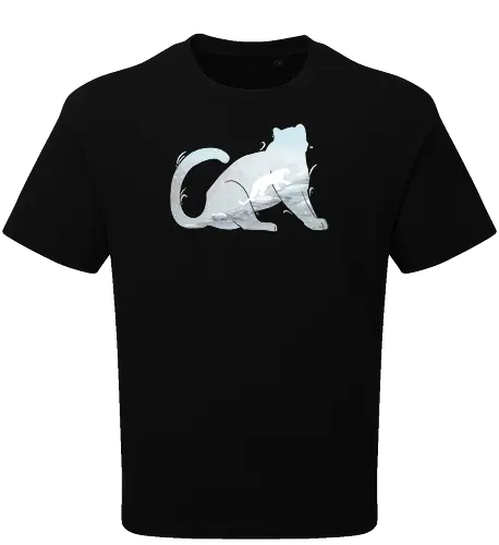 Schneeleopard Silhouette