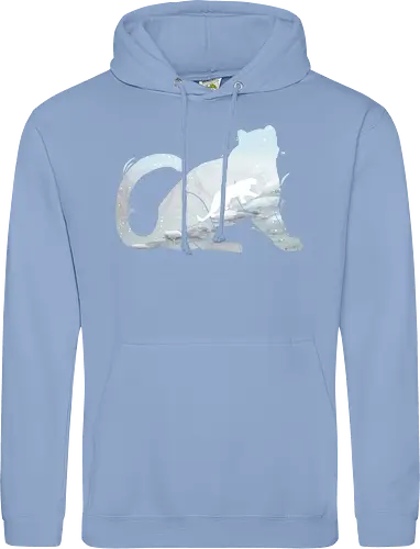 Schneeleopard Silhouette