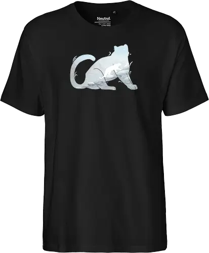 Schneeleopard Silhouette