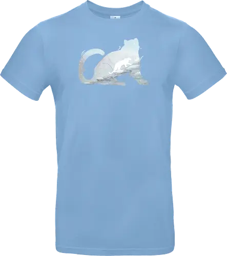 Schneeleopard Silhouette