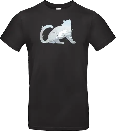 Schneeleopard Silhouette